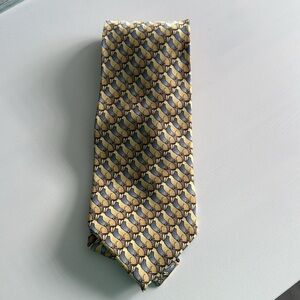 Nature Conservancy Preservation Collection Hare Bunny Rabbitt 100% Silk Tie